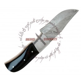 Spanish Conquistador Sidearm by Rebel Wolf Full Tang Damascus Forged Knife